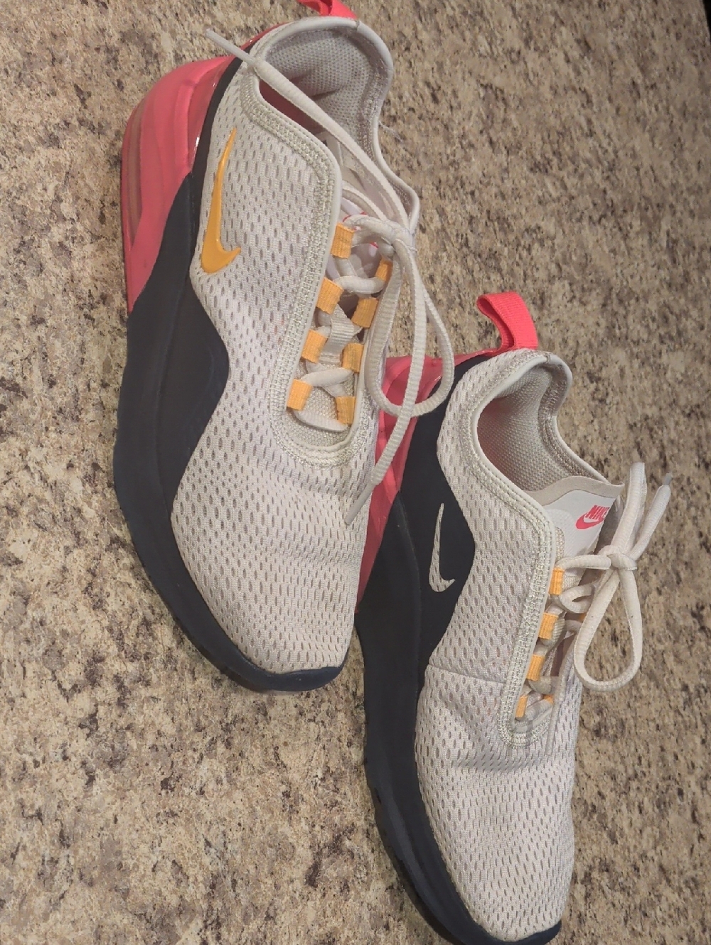 Nike Women's White, Pink & Blue Athletic Sneakers